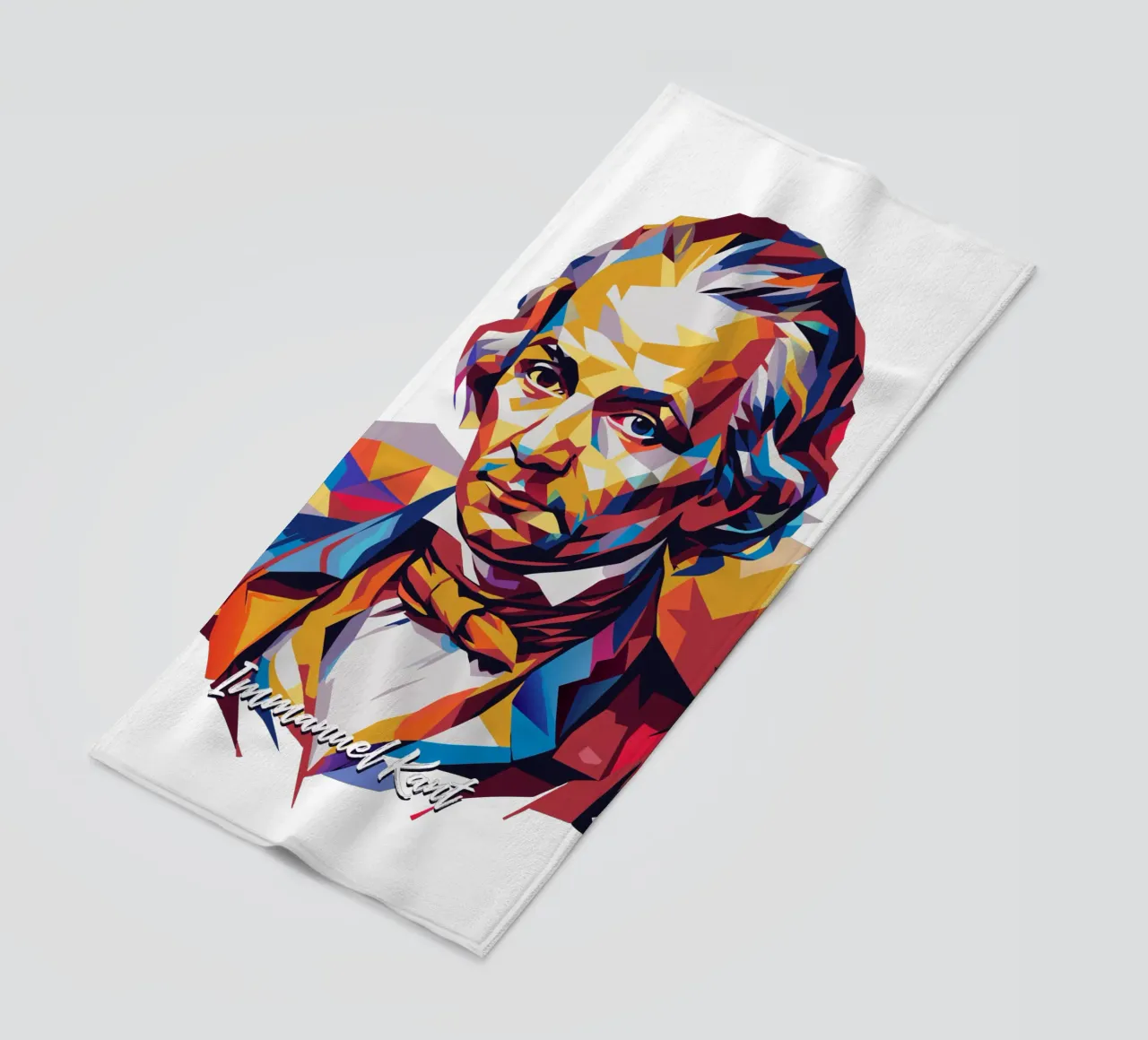 Immanuel Kant in WPAP Pop Art telo mare da vectorartnesia