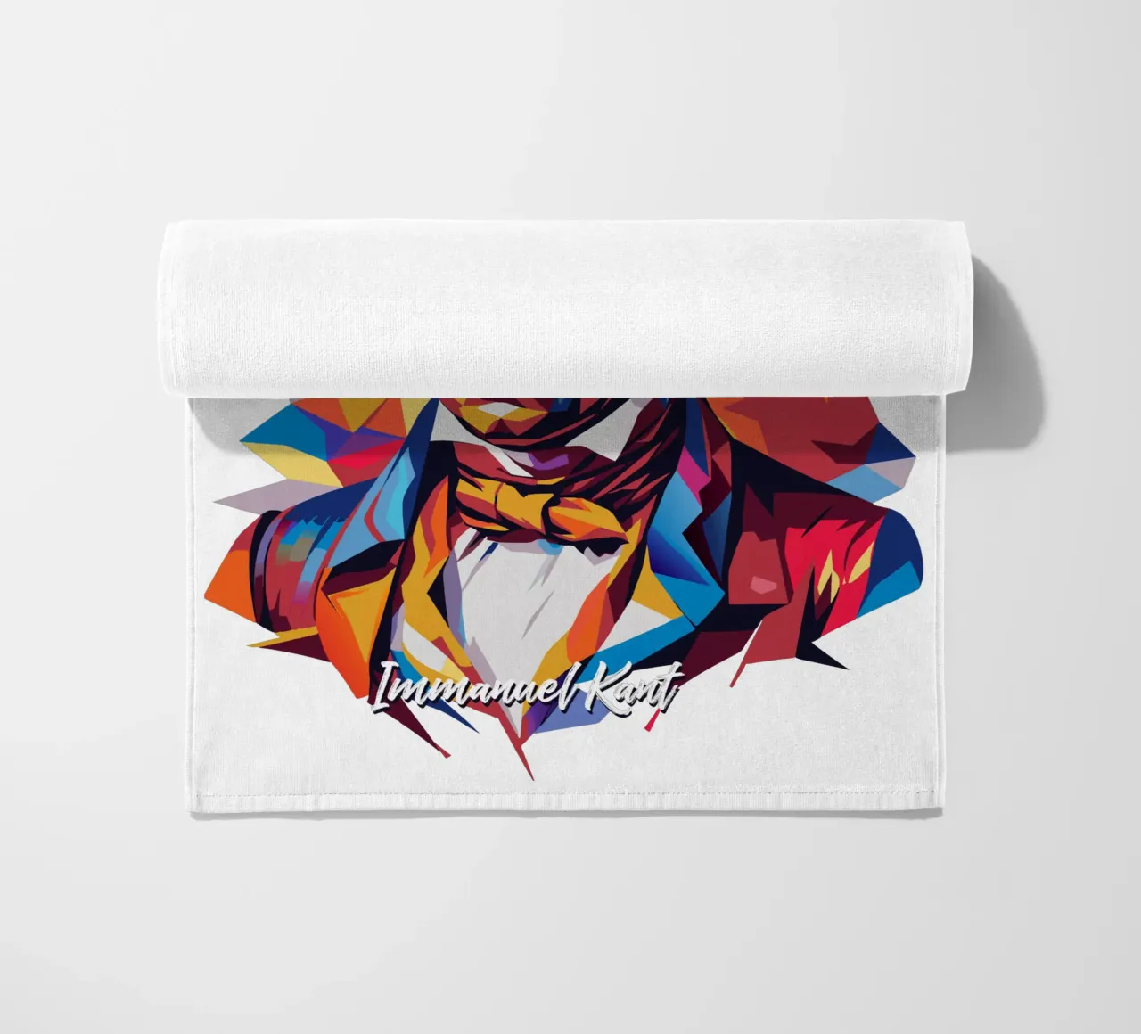 Immanuel Kant in WPAP Pop Art telo mare da vectorartnesia