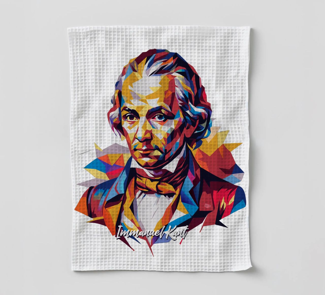 Immanuel Kant in WPAP Pop Art canovaccio da cucina da vectorartnesia