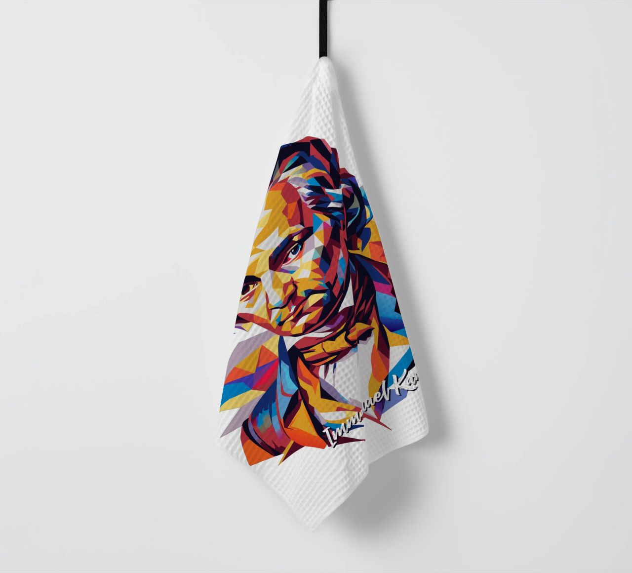Immanuel Kant in WPAP Pop Art canovaccio da cucina da vectorartnesia