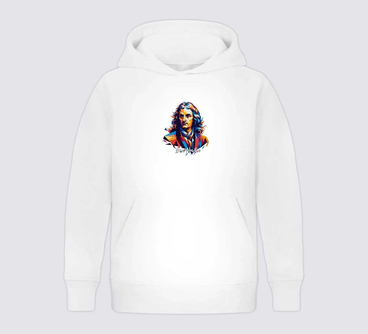 Isaac Newton in WPAP Pop Art felpa bambino con cappuccio da vectorartnesia