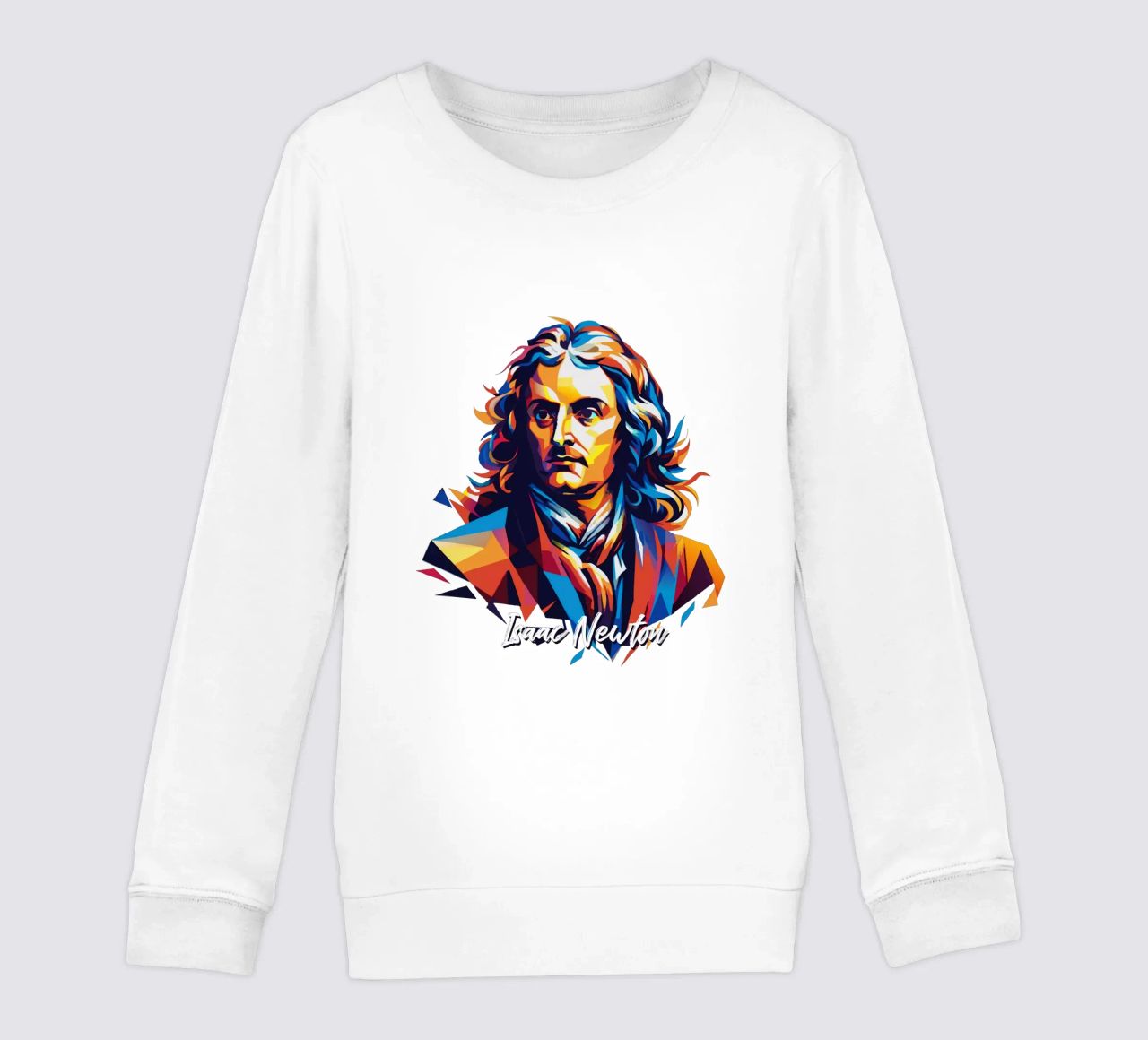 Isaac Newton in WPAP Pop Art felpa bambino da vectorartnesia