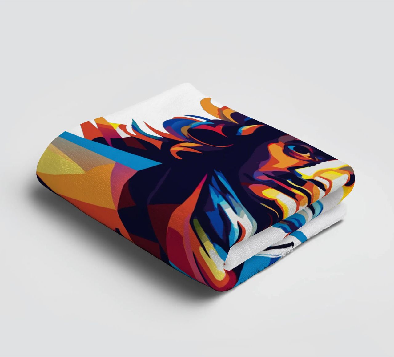 Isaac Newton in WPAP Pop Art asciugamano da bagno da vectorartnesia