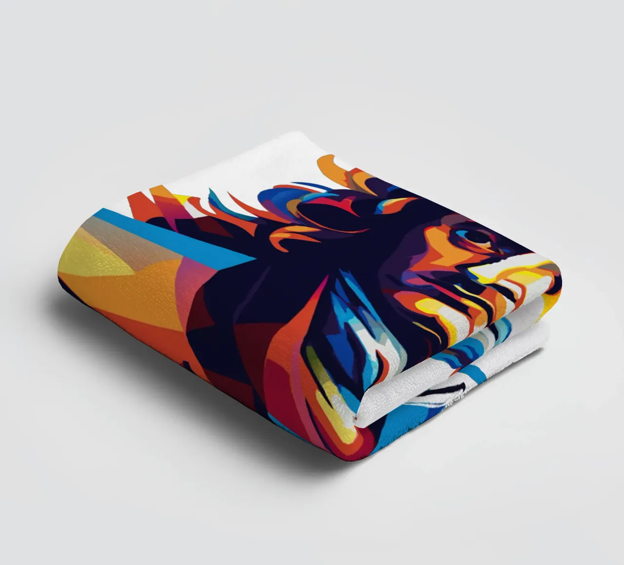 Isaac Newton in WPAP Pop Art asciugamano da bagno da vectorartnesia