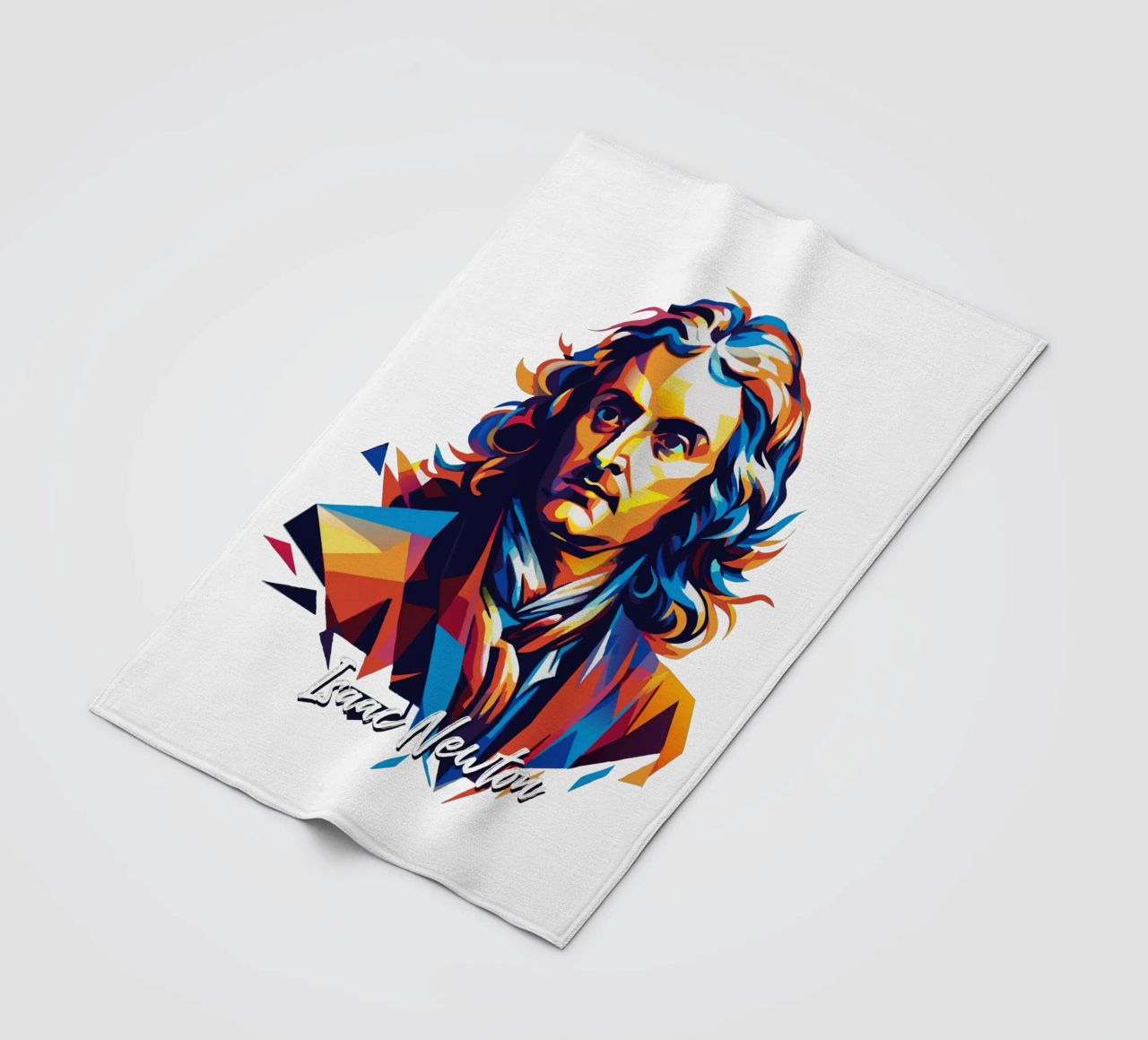 Isaac Newton in WPAP Pop Art coperta in pile da vectorartnesia