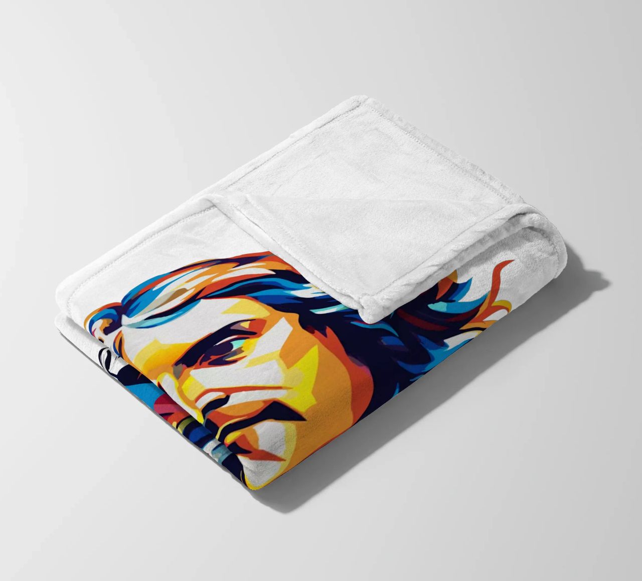 Isaac Newton in WPAP Pop Art coperta in pile da vectorartnesia