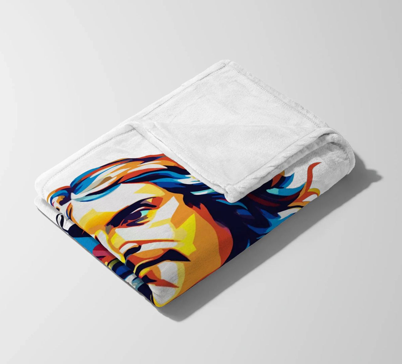 Isaac Newton in WPAP Pop Art coperta in pile da vectorartnesia