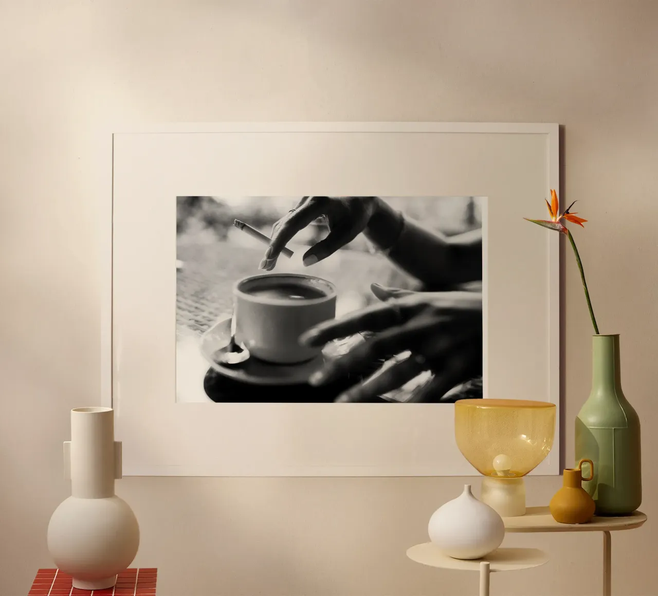 Caffè e sigaretta poster da Holdgray