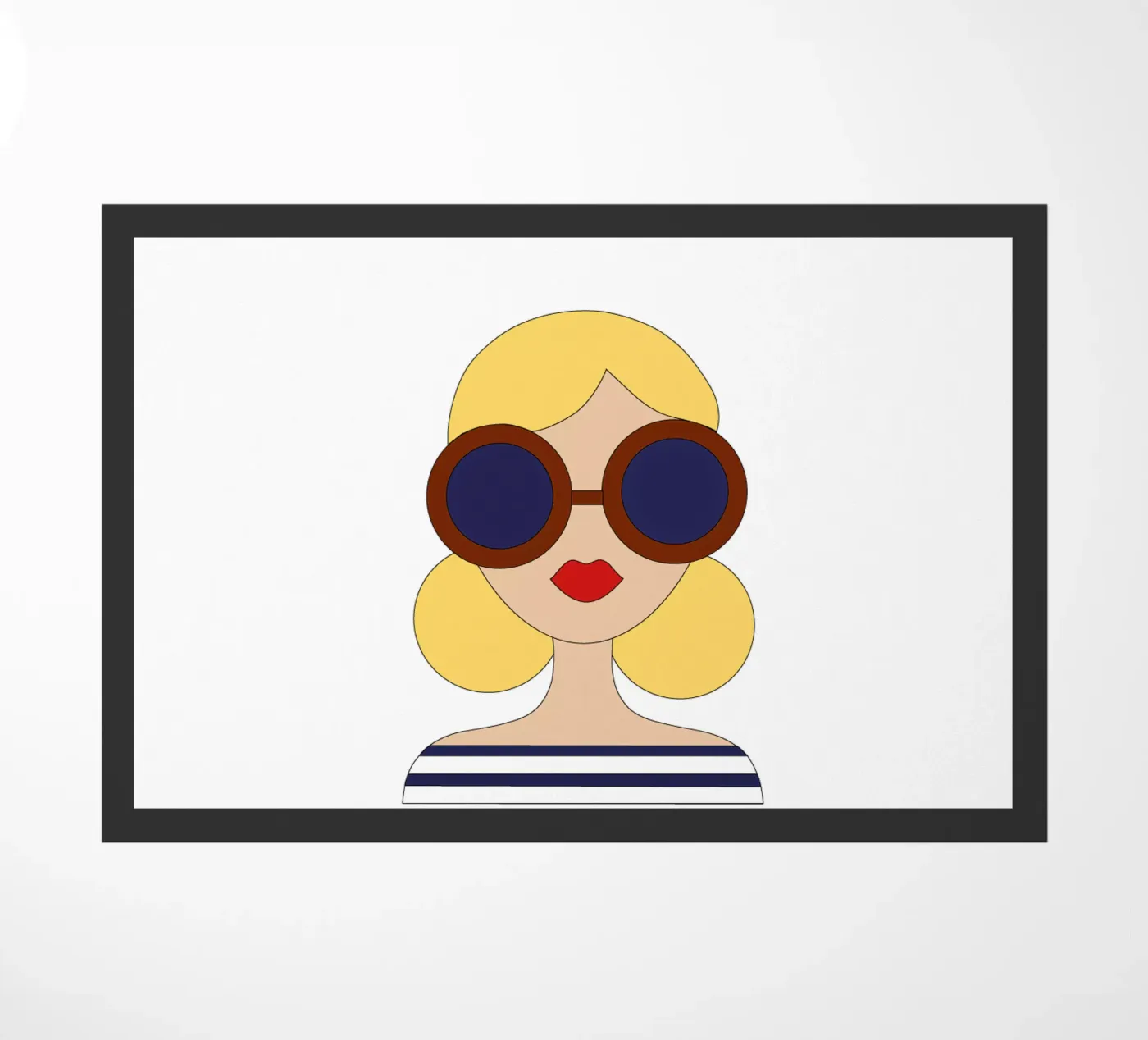 Sunglasses doormat by SunflowerDE