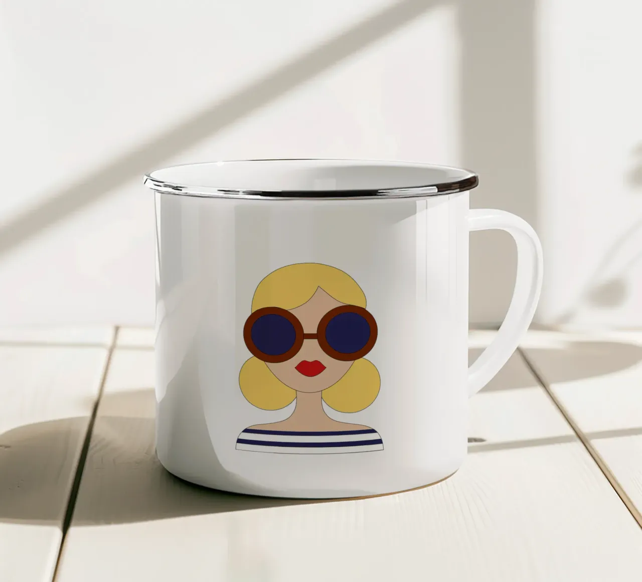 Occhiali da sole tazza in smalto da SunflowerDE