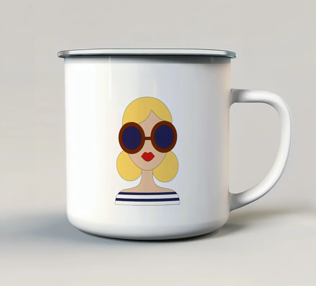 Occhiali da sole tazza in smalto da SunflowerDE