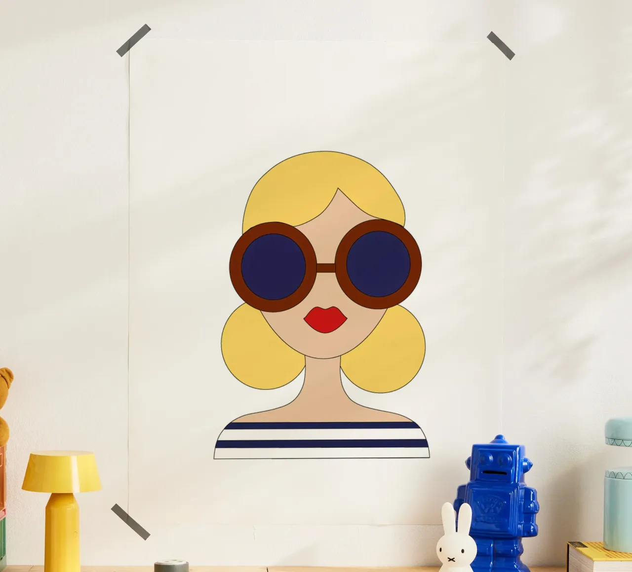 Sunglasses poster by SunflowerDE