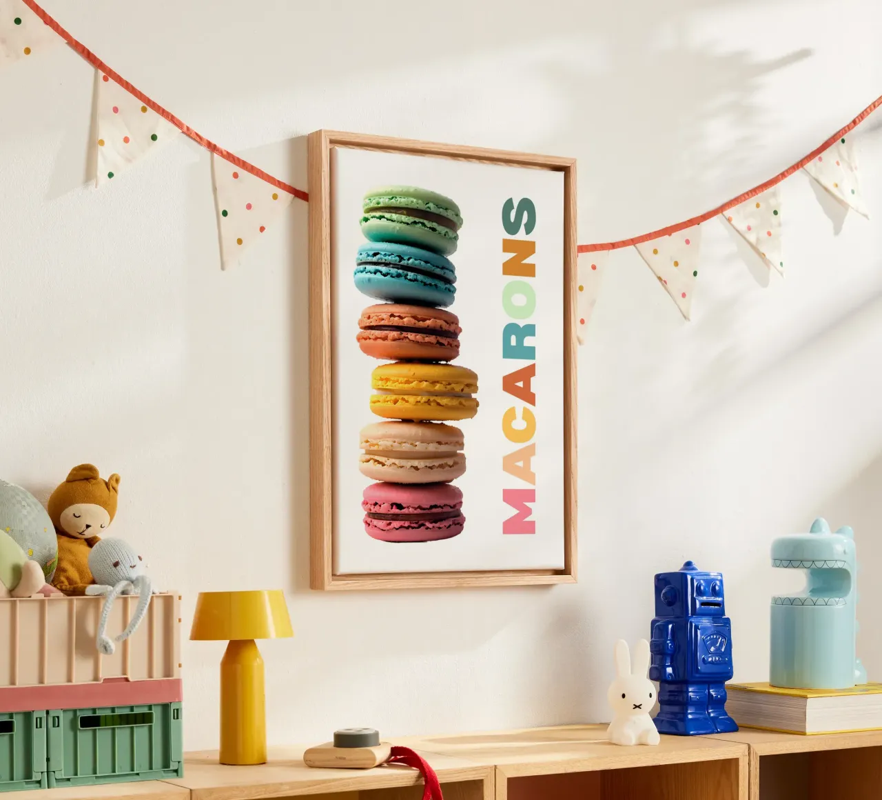 Macarons canvas by Quotes on walls