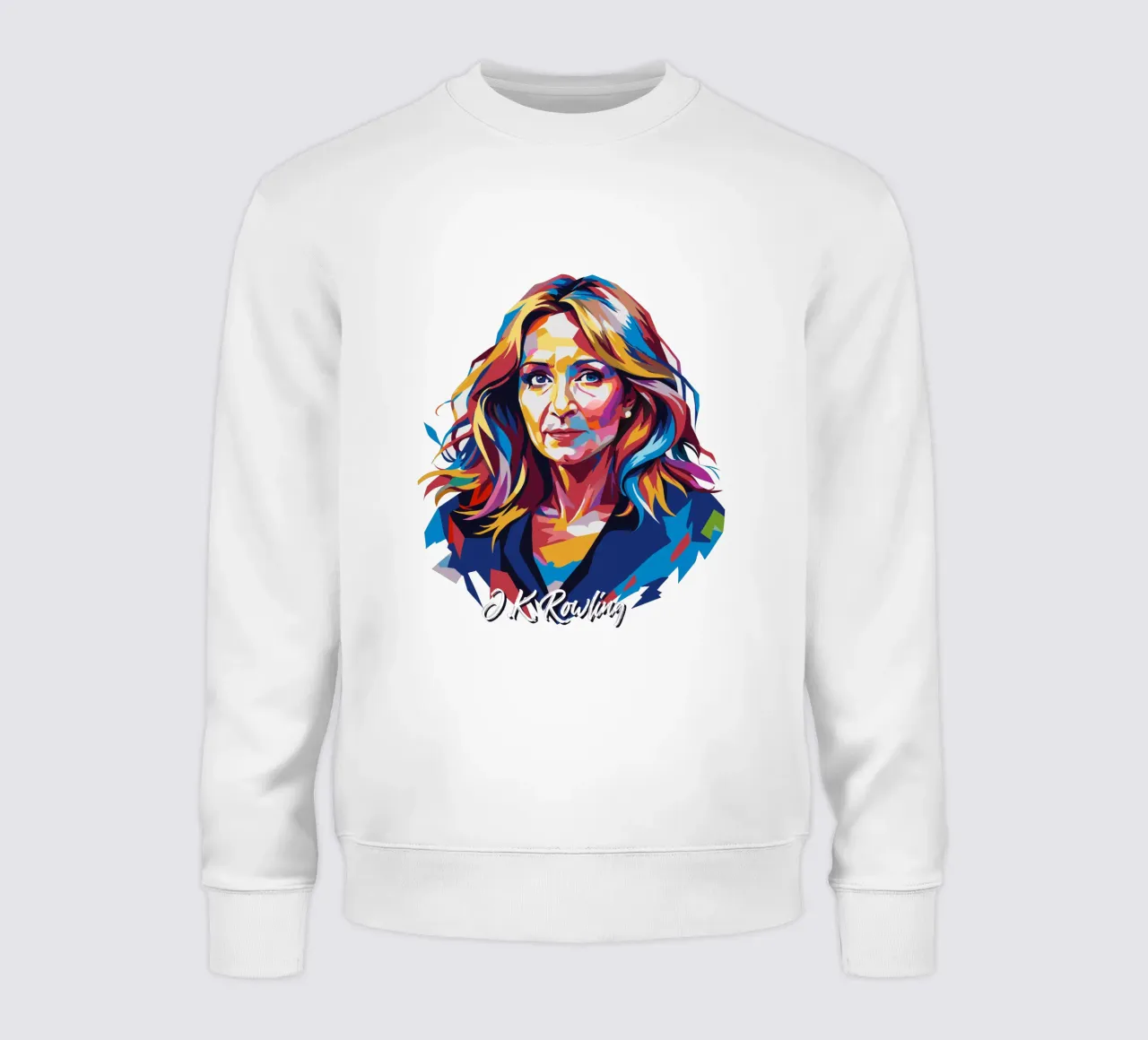 J.K. Rowling in WPAP Pop Art felpa da vectorartnesia
