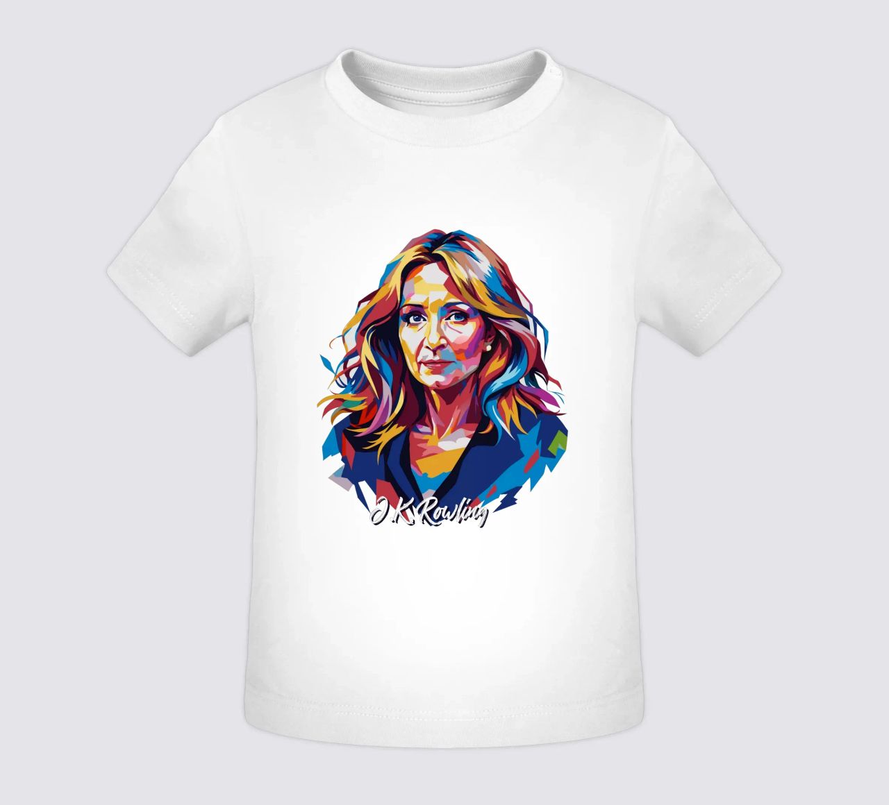 J.K. Rowling in WPAP Pop Art maglietta neonato da vectorartnesia