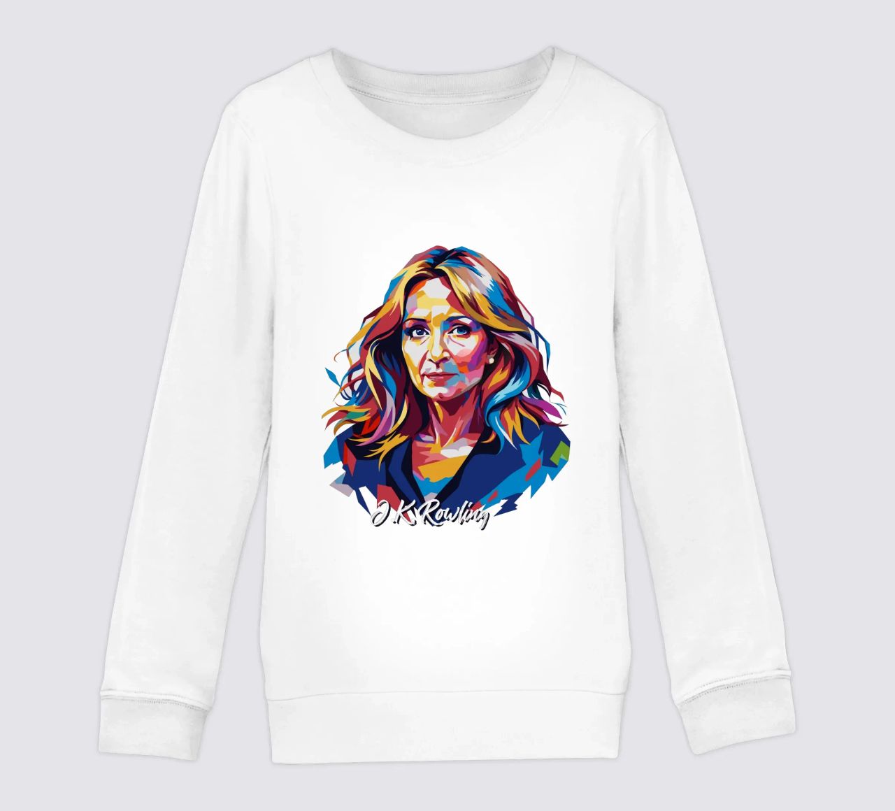 J.K. Rowling in WPAP Pop Art felpa bambino da vectorartnesia