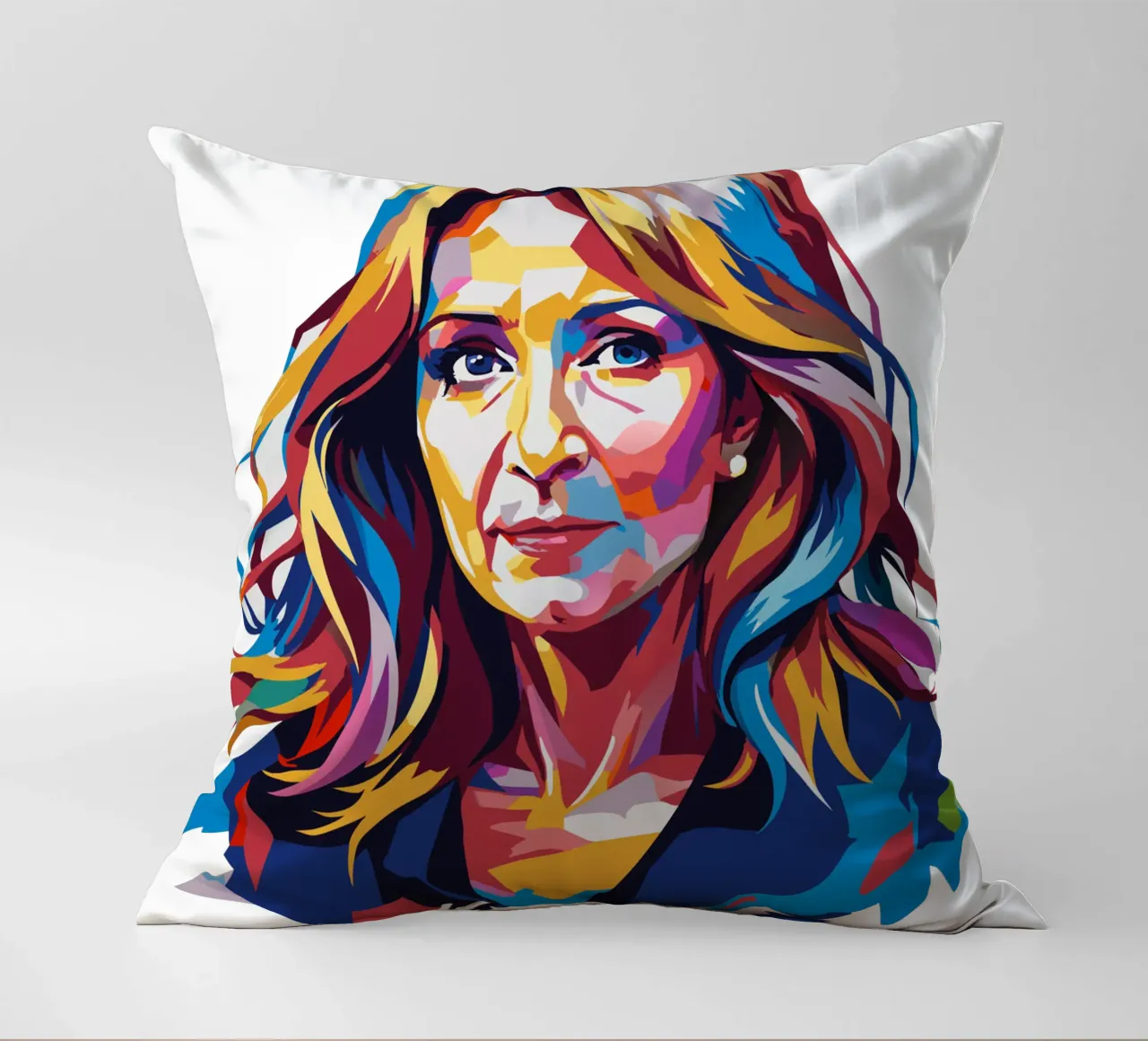 J.K. Rowling in WPAP Pop Art cuscino da vectorartnesia