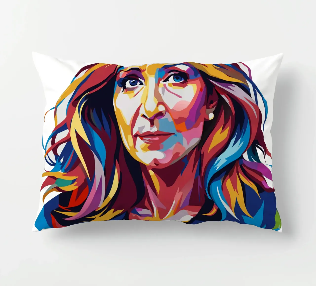 J.K. Rowling in WPAP Pop Art cuscino da vectorartnesia