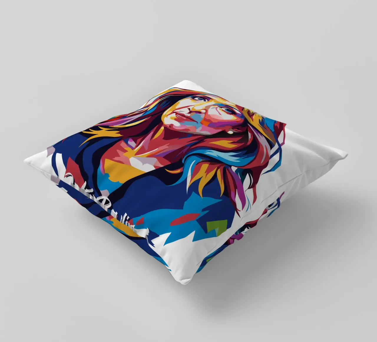 J.K. Rowling in WPAP Pop Art cuscino da vectorartnesia