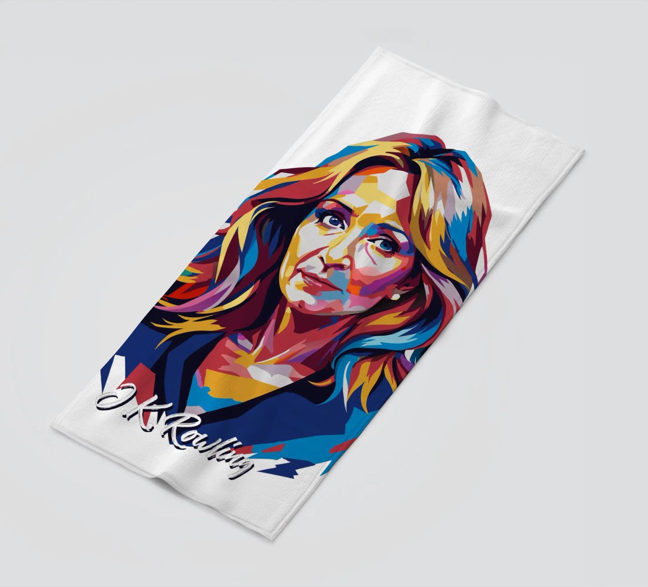 J.K. Rowling in WPAP Pop Art telo mare da vectorartnesia