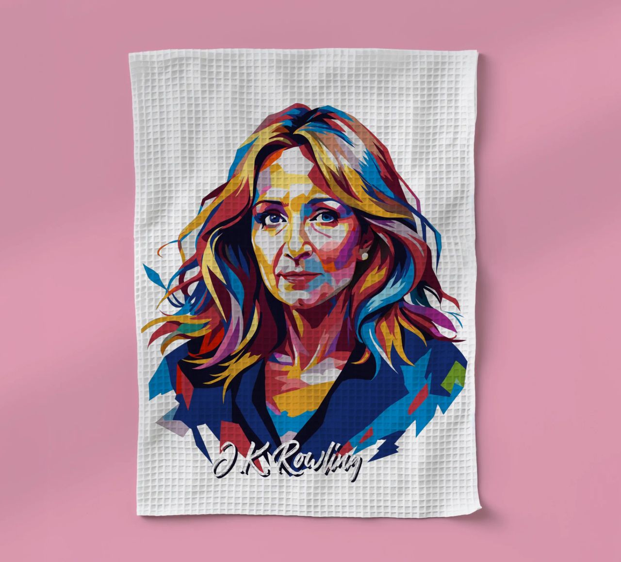 J.K. Rowling in WPAP Pop Art canovaccio da cucina da vectorartnesia