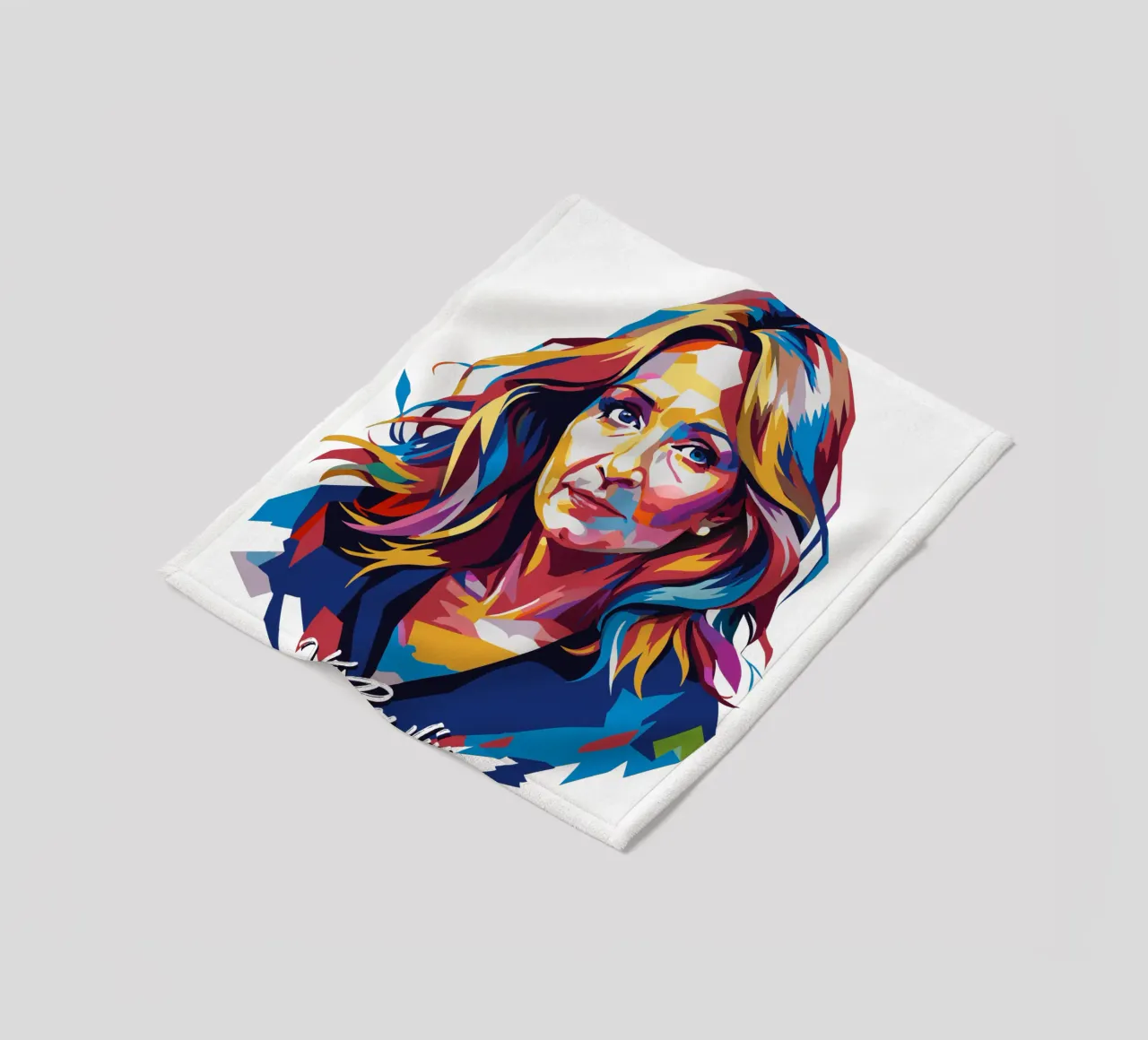 J.K. Rowling in WPAP Pop Art coperta in pile da vectorartnesia