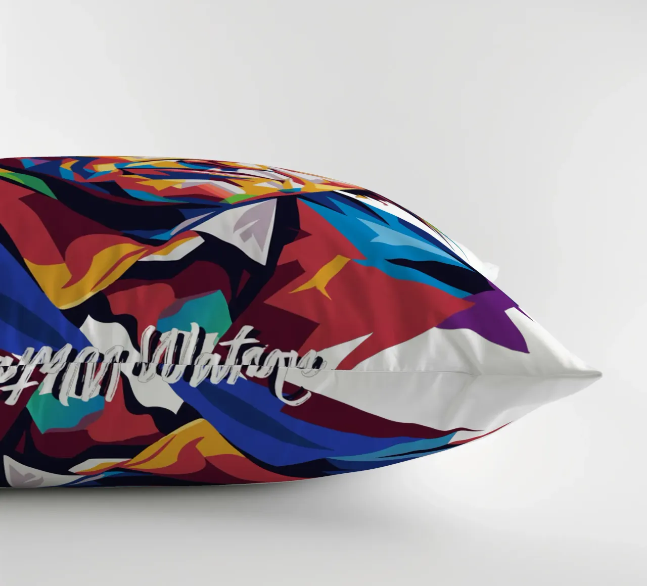 James Watson in WPAP Pop Art cuscino da vectorartnesia