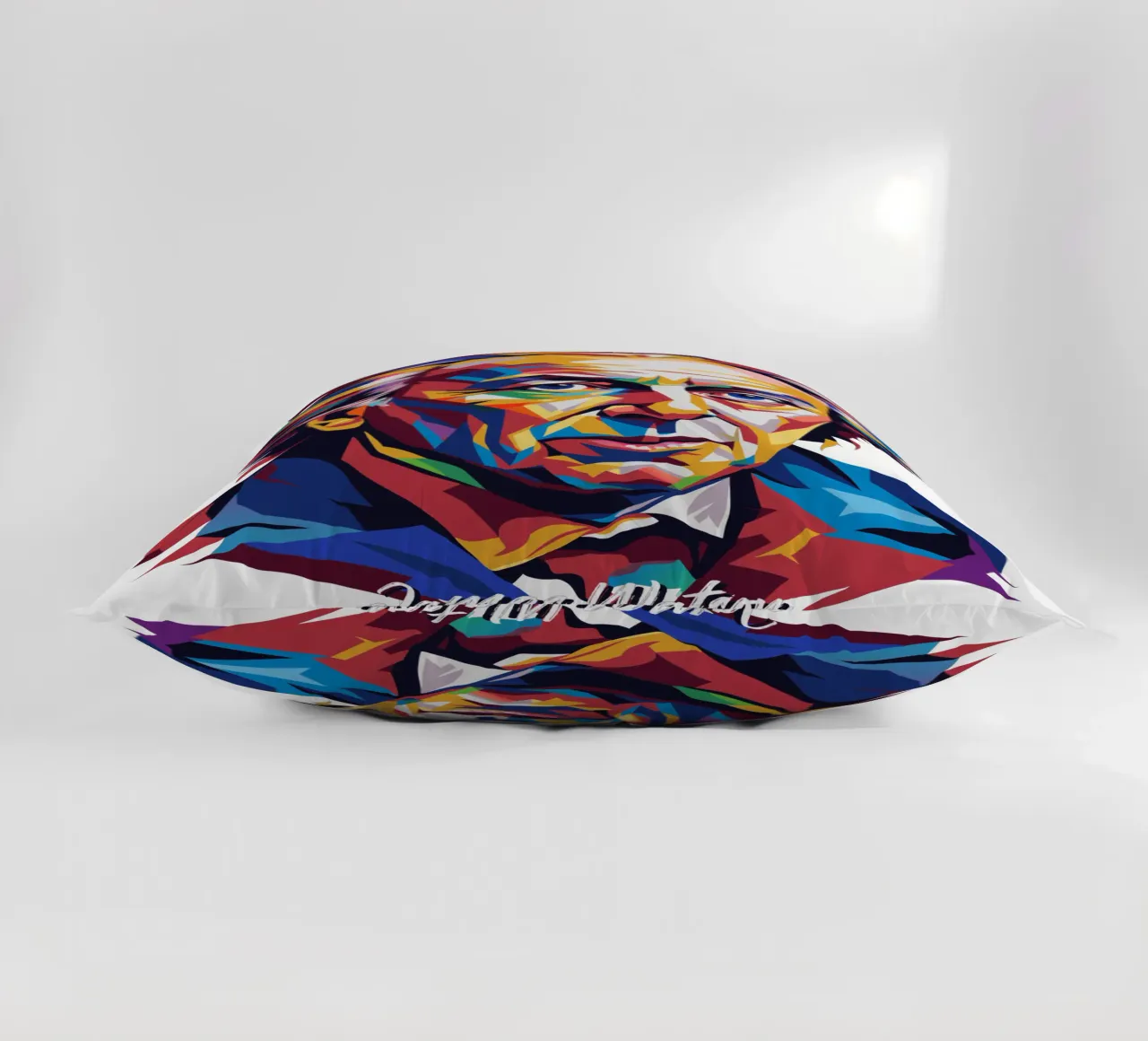 James Watson in WPAP Pop Art cuscino da vectorartnesia