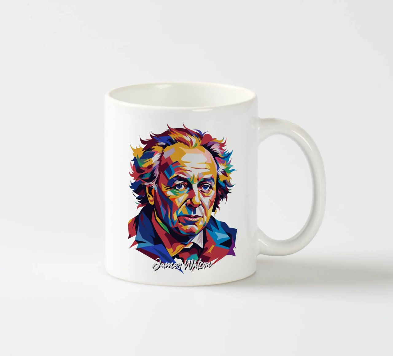 James Watson in WPAP Pop Art tazza in ceramica da vectorartnesia
