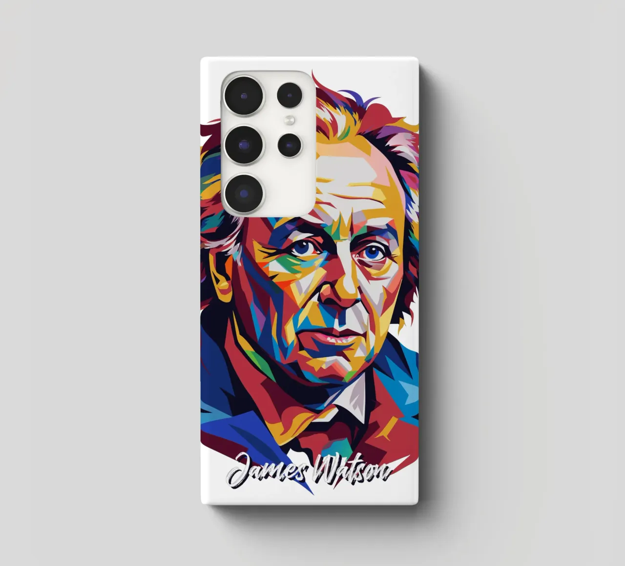 James Watson in WPAP Pop Art cover samsung da vectorartnesia