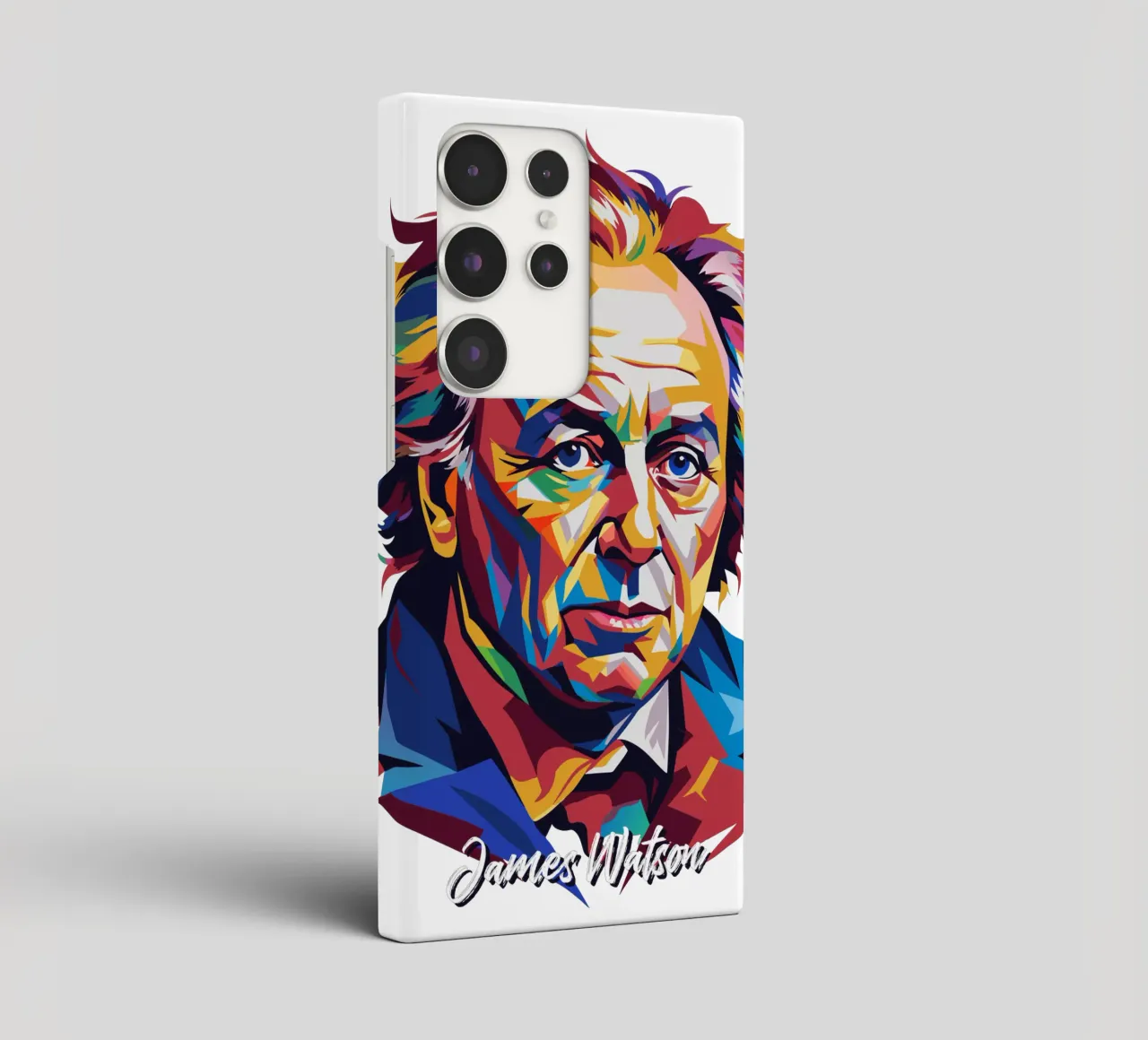James Watson in WPAP Pop Art cover samsung da vectorartnesia