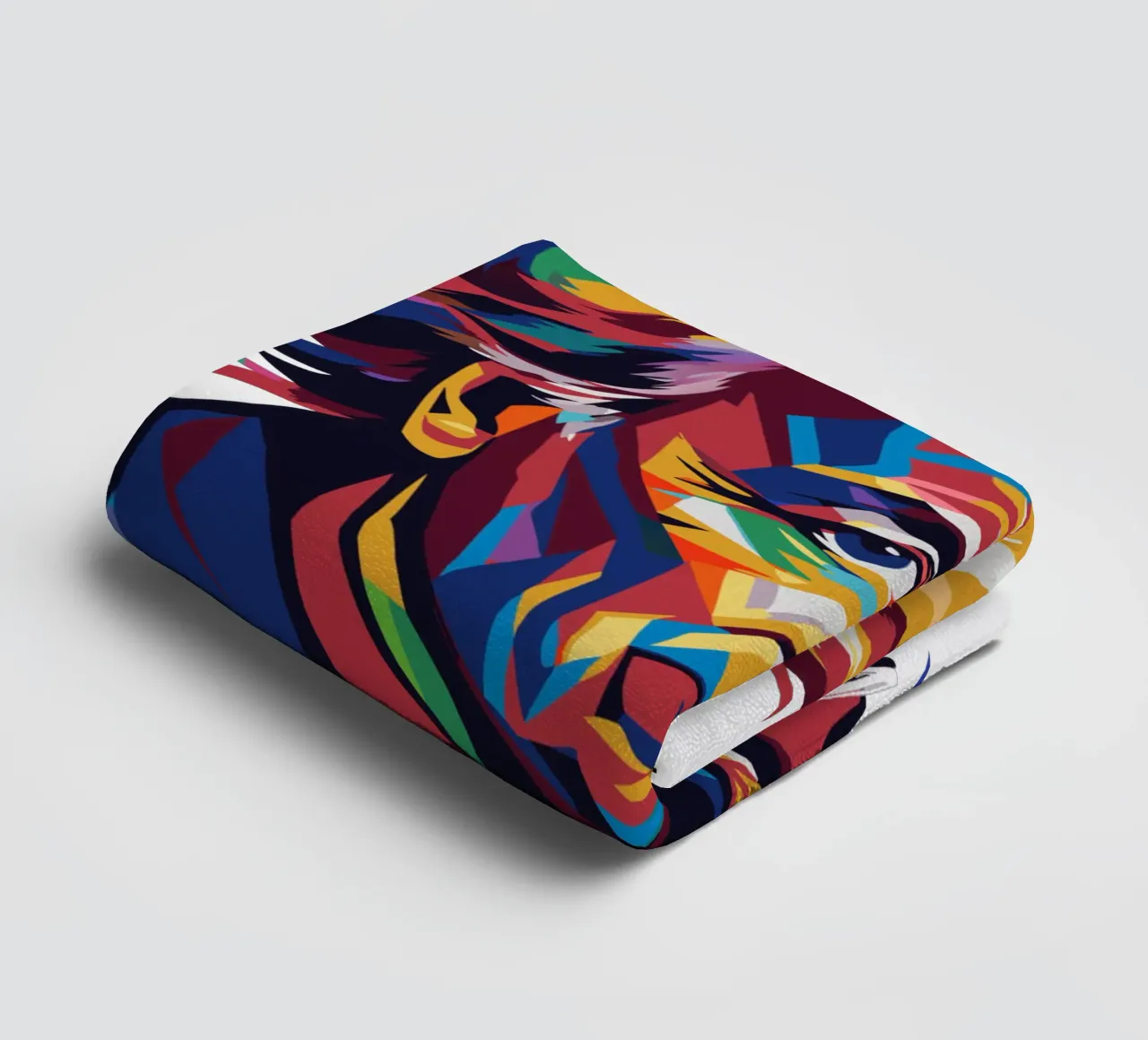 James Watson in WPAP Pop Art towel by vectorartnesia