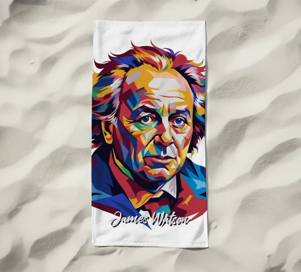 James Watson in WPAP Pop Art telo mare da vectorartnesia