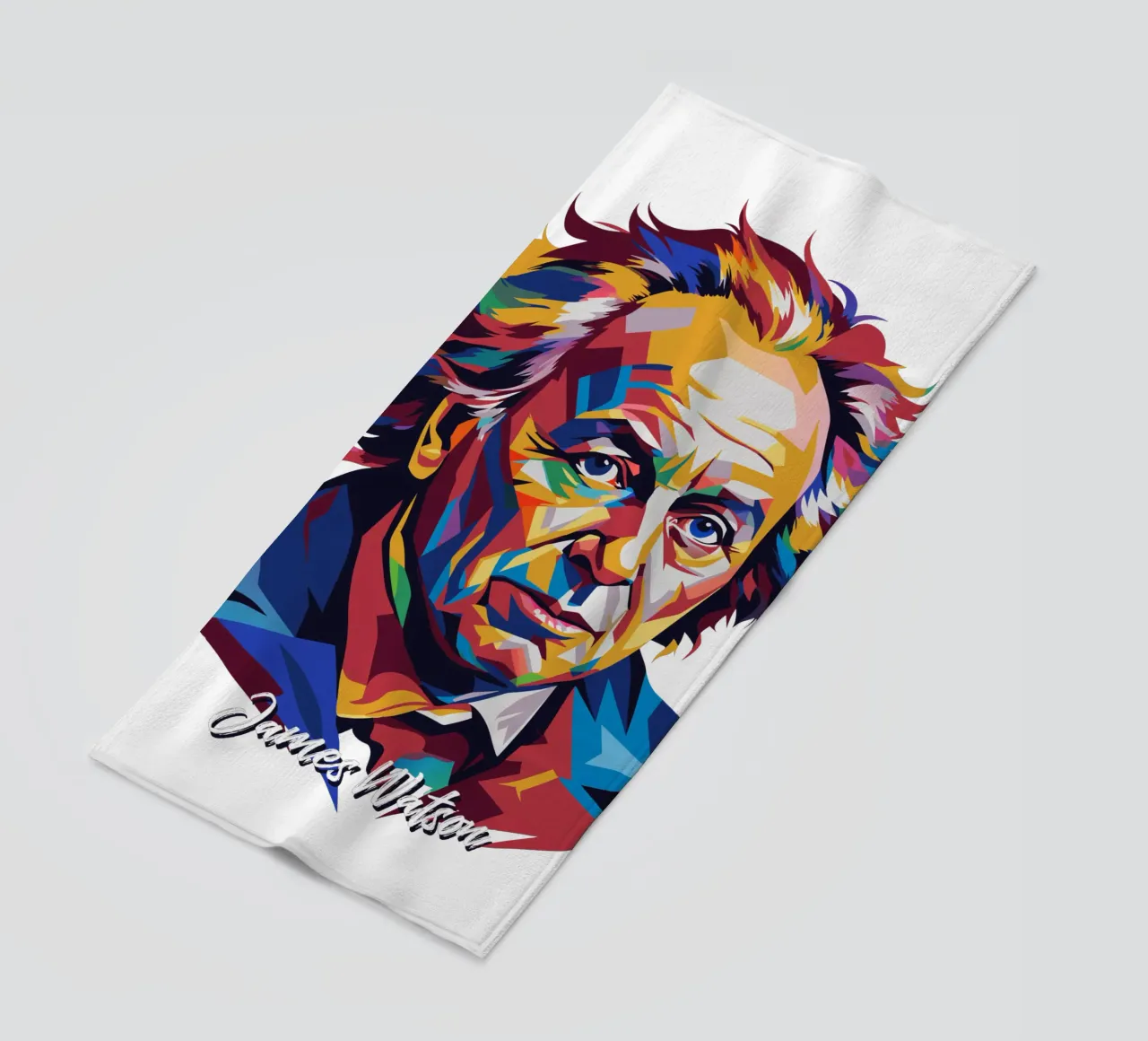 James Watson in WPAP Pop Art telo mare da vectorartnesia