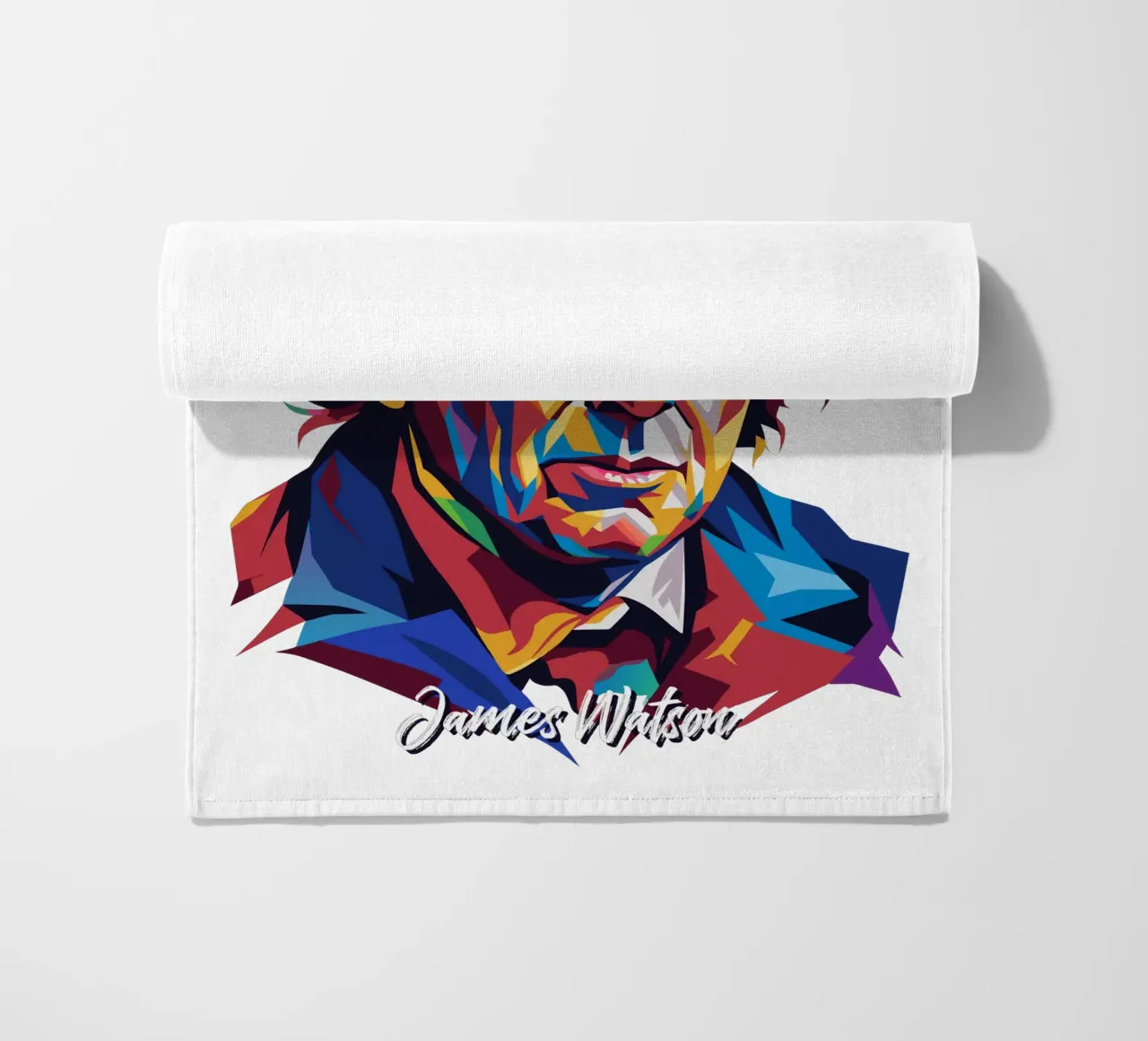 James Watson in WPAP Pop Art telo mare da vectorartnesia