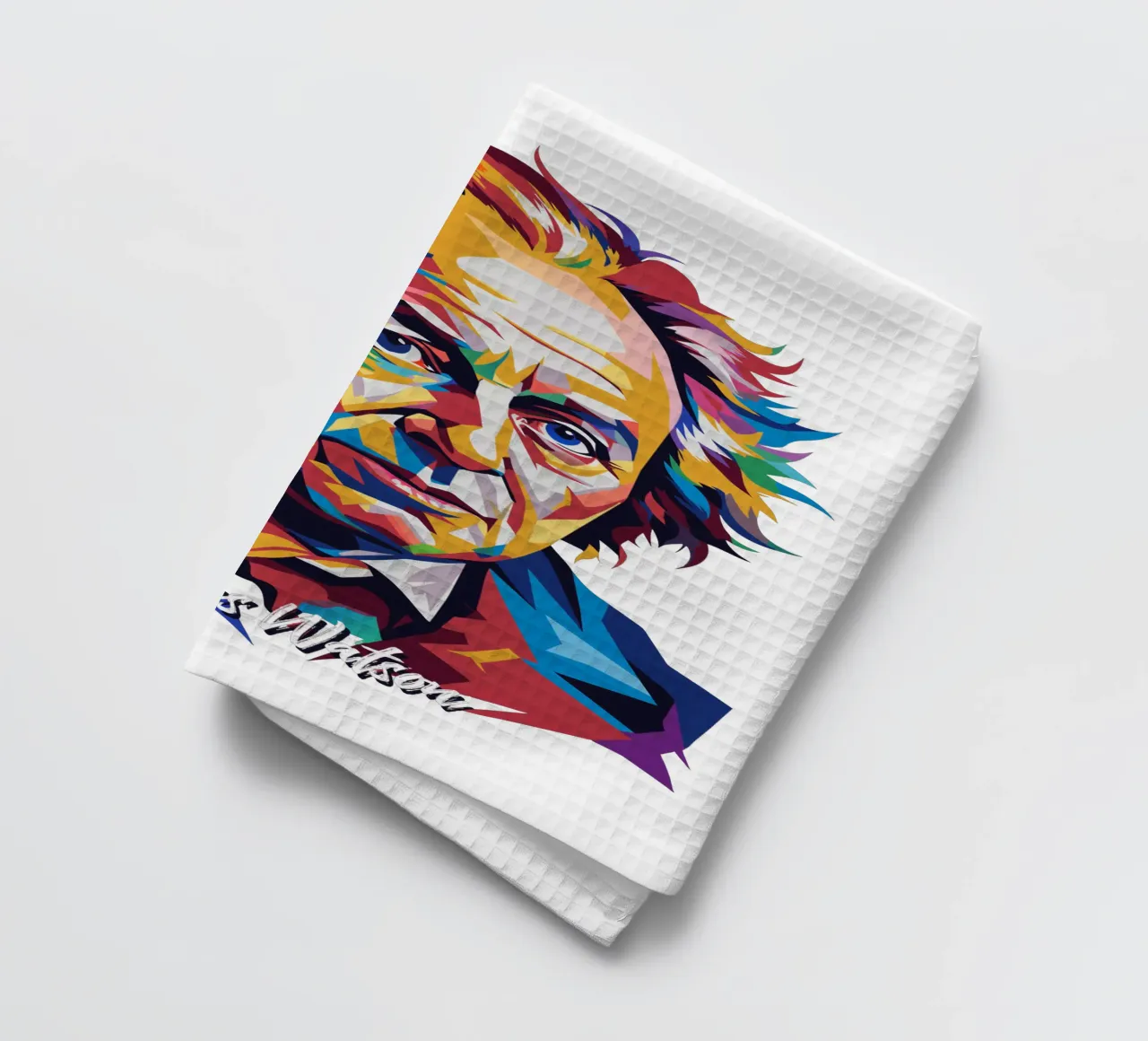 James Watson in WPAP Pop Art torchon de vectorartnesia