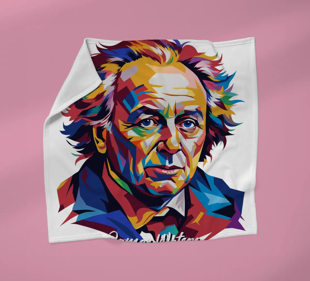 James Watson in WPAP Pop Art Fleecedecke von vectorartnesia