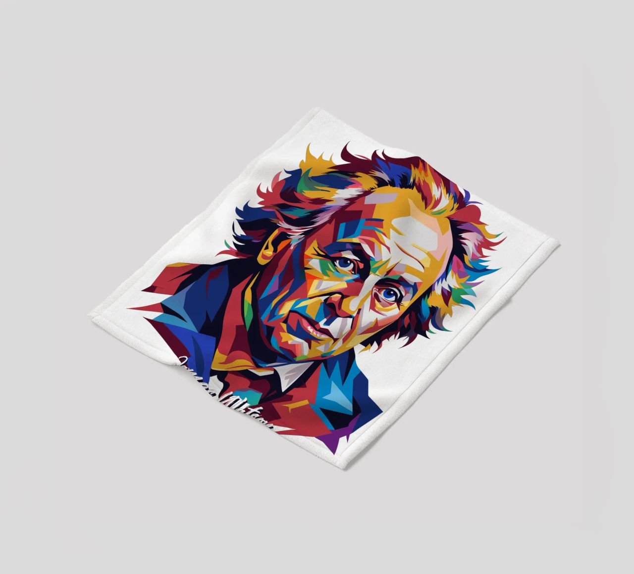 James Watson in WPAP Pop Art coperta in pile da vectorartnesia
