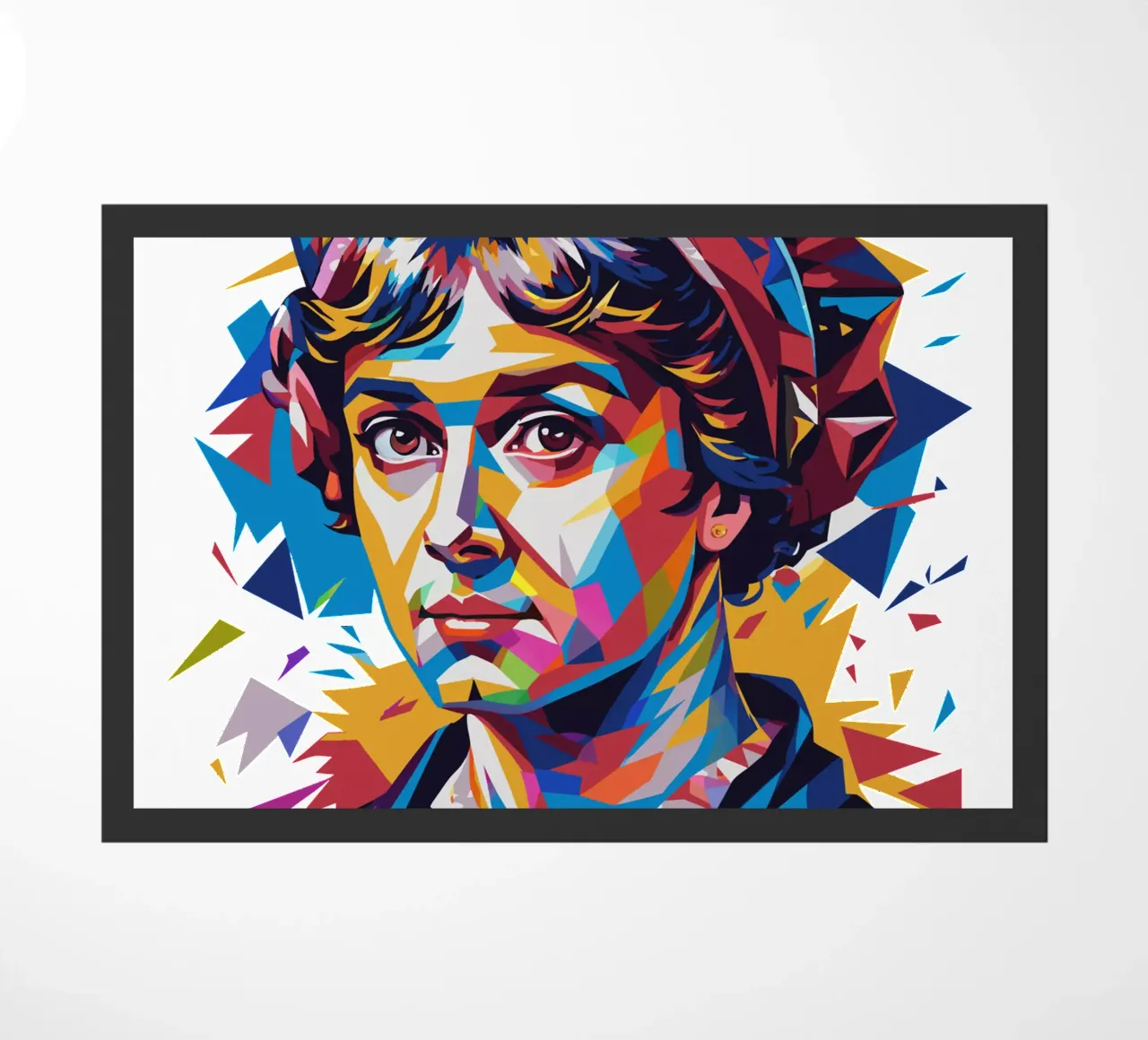 Jane Austen in WPAP Pop Art zerbino da vectorartnesia