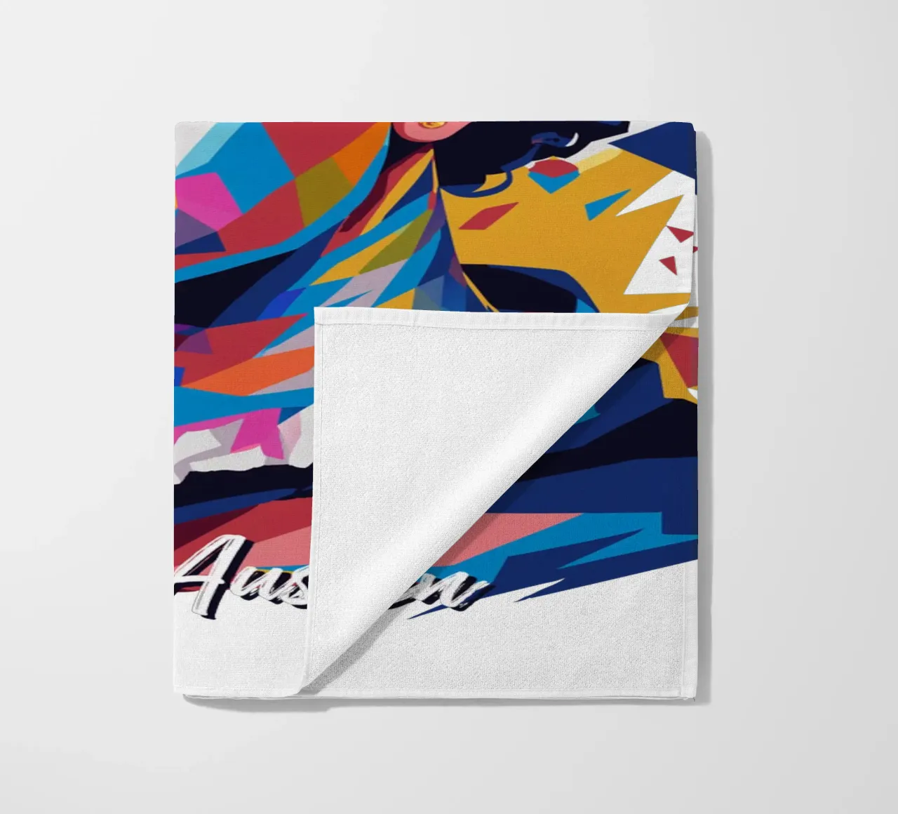 Jane Austen in WPAP Pop Art telo mare da vectorartnesia