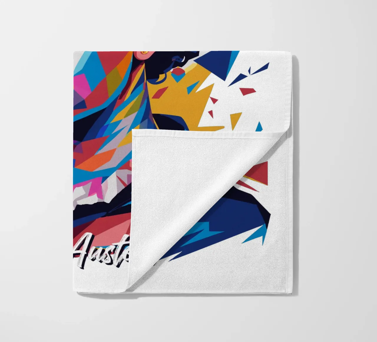 Jane Austen in WPAP Pop Art telo mare da vectorartnesia