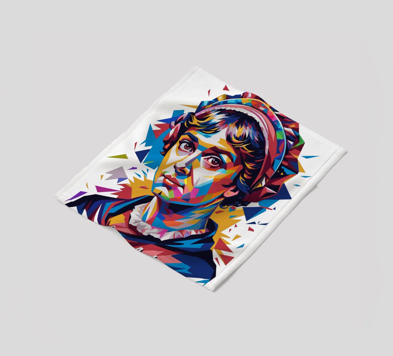 Jane Austen in WPAP Pop Art coperta in pile da vectorartnesia