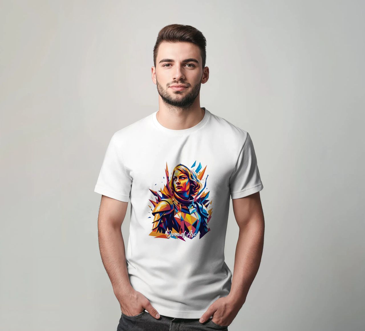 Joan of Arc WPAP Pop Art camiseta de vectorartnesia