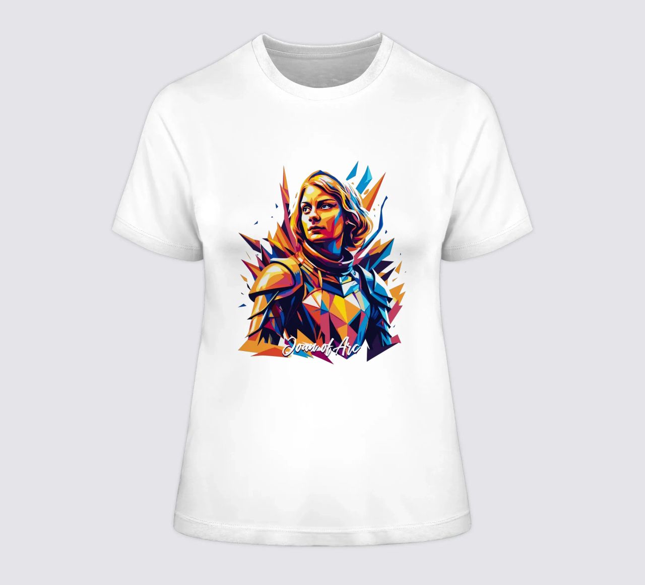 Joan of Arc WPAP Pop Art camiseta de mujer de vectorartnesia