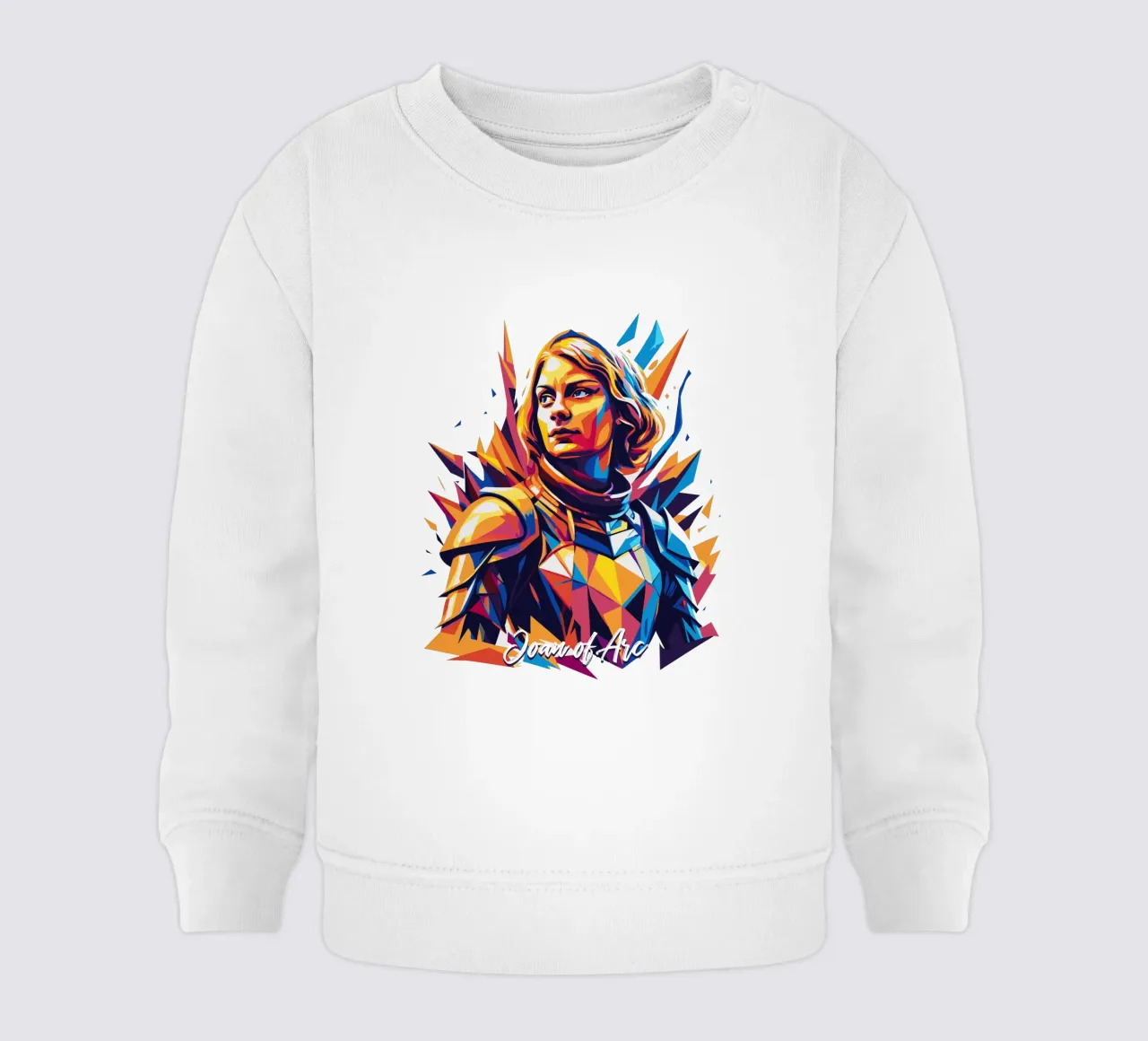 Joan of Arc WPAP Pop Art felpa neonato da vectorartnesia