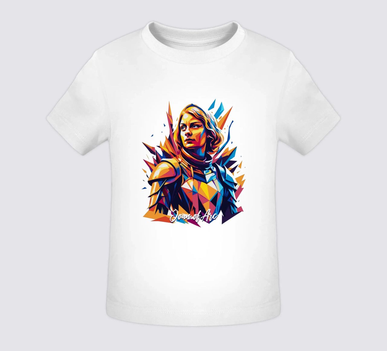 Joan of Arc WPAP Pop Art camiseta de bebé de vectorartnesia