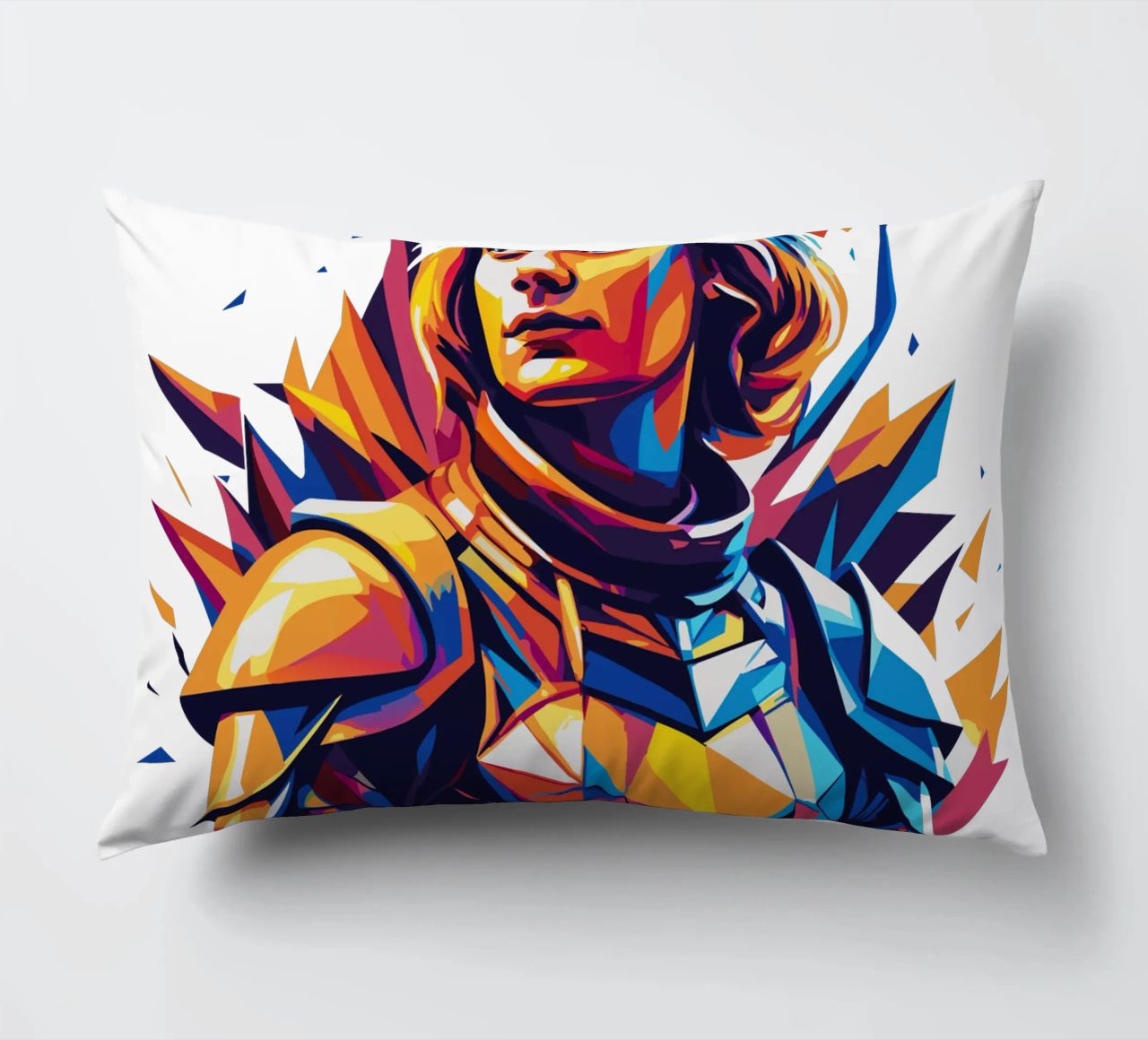 Joan of Arc WPAP Pop Art cojín de vectorartnesia