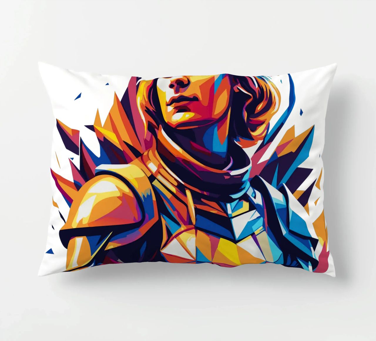 Joan of Arc WPAP Pop Art cojín de vectorartnesia