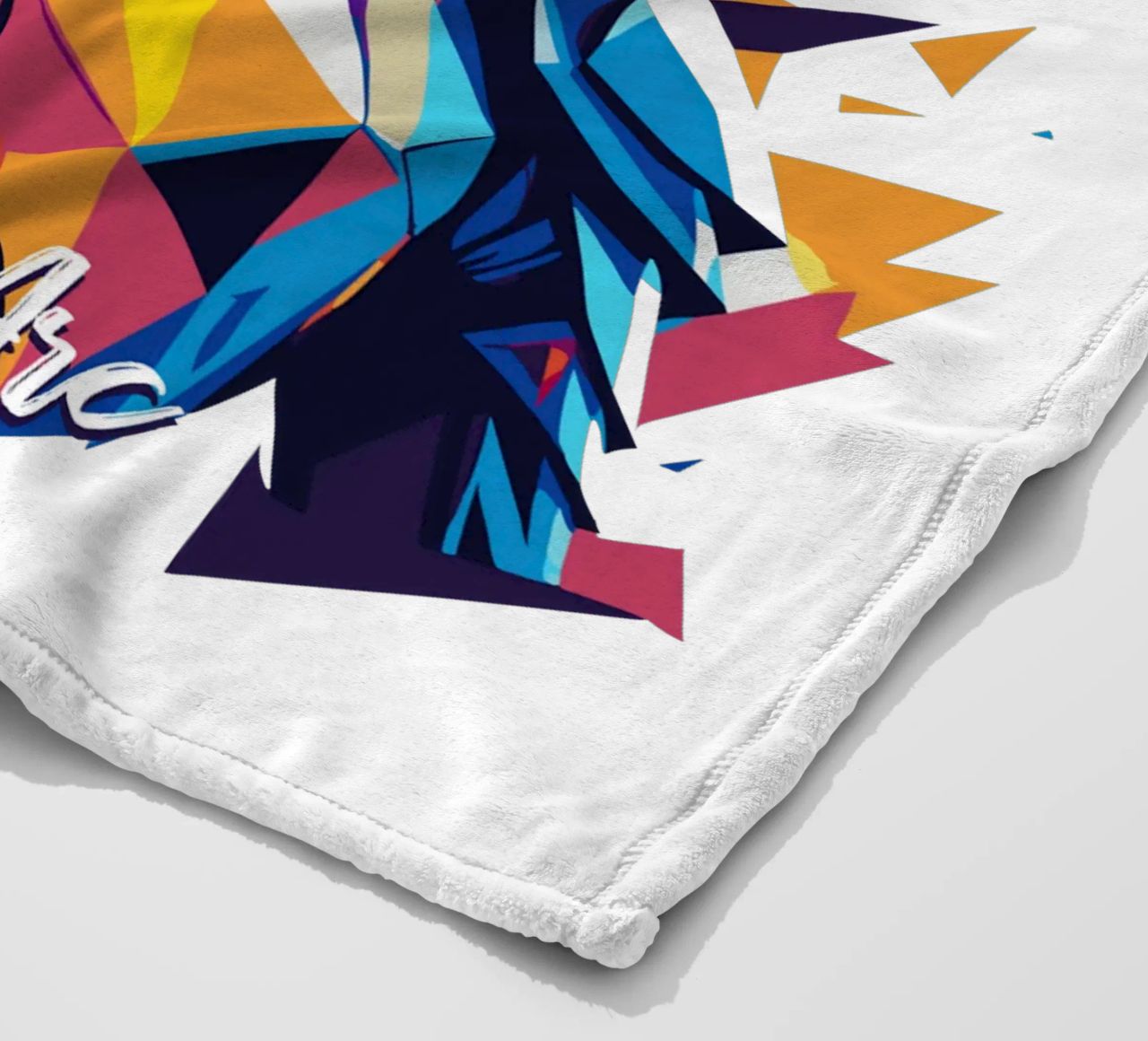 Joan of Arc WPAP Pop Art manta de franela de vectorartnesia