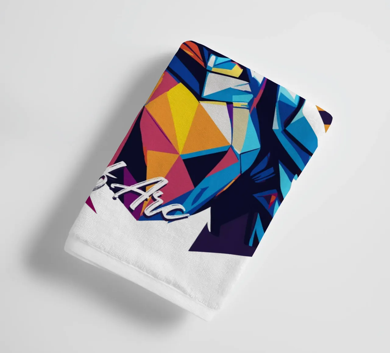 Joan of Arc WPAP Pop Art toalla de baño de vectorartnesia